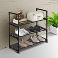 thumbnail image 6 of Goodwill 3-Tier Stackable Shoes Rack Storage Shelf, Metal Shoe Organizer for Entryway Bedroom, 6 of 6