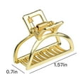 thumbnail image 2 of 8-Piece Small Hair Claw Clips, Secure-Grip Metal Clutches for Half-Up Styles, Decorative Mini Hair Claws for Women, Daily Use & Special Occasions, 2 of 7