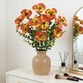 thumbnail image 6 of SLYNSHome Artificial Fake Pansy Flowers for Outdoor Spring Decor,Watermelon Red Faux Silk Pansies Plants for Front Door Porch Yard Patio Window Box Home Decor, 6 of 7