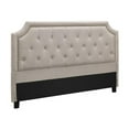 thumbnail image 1 of Lifestyle Solutions UF-VINHBQKU22IV Vienna Headboard - Queen, Ivory, 1 of 1