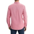 thumbnail image 3 of CAMISA DE NEGOCIO OXFORD DE MANGA LARGA PARA HOMBRE CON CUELLO BOTÓN REGULAR FIT S ROJO, 3 of 5