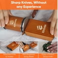 thumbnail image 6 of Knife Sharpener Tool – Rolling Knife Sharpener Kit with Diamond & Ceramic Discs, Magnetic 15° & 20° Angle Guide, Manual Kitchen Knife Sharpener for Steel Knives, Ideal Gift, 6 of 8