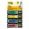 Post-It Arrow Flags, Assorted Primary Colors, .47 in. Wide, 24/Dispenser, 4 Dispensers/Pack