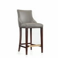 thumbnail image 5 of Manhattan Comfort Shubert Barstool with Solid Wood Frame in Dark Taupe, 5 of 7