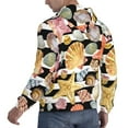 thumbnail image 6 of Lsque Sea Shell Pattern Casual Men's Hoodie,Hooded Sweatshirt with Kangaroo Pocket,Pullover Hoodie-XX-Large, 6 of 7