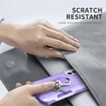 thumbnail image 7 of SaniMore for Samsung Galaxy S23 Multi-Functional Case, 3-Layer Protection Magnetic Cover Support Car Mount & 360° Rotatable Ring Kickstand Full Body Shockproof Protective Shell, Purple, 7 of 7