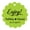 Chartreuse, variant on 100 PCS Enjoy! Customized Scallop Edges Hang Tags Personalized Wedding Favor Gift Paper Tags