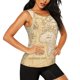 thumbnail image 2 of Balery World Map Camiseta sin mangas estampada ligera para mujer, tops de entrenamiento sin mangas, camisetas de yoga transpirables de secado rápido.-Small, 2 of 7