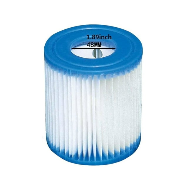 5 Pcs Équipement de Piscine, Cartouche de Filtre Type C Remplacement Cartouche de Filtre de Piscine Entretien Quotidien, Performance de Filtration Incroyable