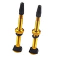 thumbnail image 3 of Vástago de válvula de aleación sin cámara, 1 par, válvulas de bicicleta de montaña Presta de 60mm dorado Zulema Válvula Tubeless Bike, 3 of 7