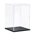 thumbnail image 1 of Unique Bargains Clear Display Case Acrylic Box, Assemble Transparent Box Dustproof Showcase 20x20x30cm for Collectibles, Craft, 1 of 6