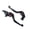 Black, variant on Motorcycle Brakes & Clutches foldable Levers set Quick Fold Mechanism Brake Clutches Levers Comfortable Control for All Rides