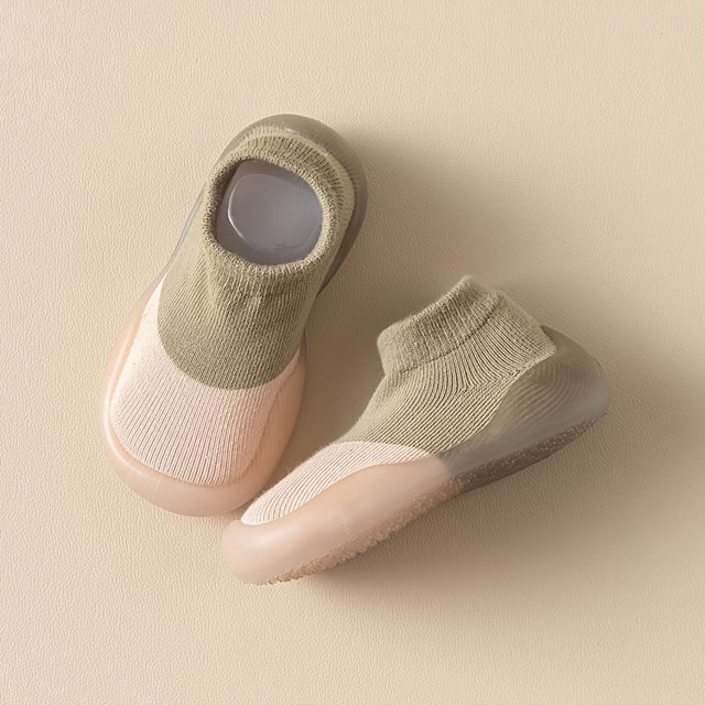 MesaSe Chaussures Chaussettes de Sol Color Block Adorables - Parfaites pour les Promenades de Printemps et d'Été des Filles!