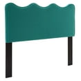 thumbnail image 2 of Modway Athena Performance Velvet King/California King Headboard in Teal, 2 of 10