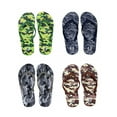 thumbnail image 3 of Mossad Adult Men Camo Military Collection Flip Flop Thong Sandals Camouflage Flip Flops Army Navy Marine Airforce (Size Medium), Brown), 3 of 3
