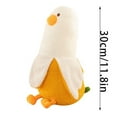 thumbnail image 3 of Plush Stuffed Toy 30Cm Height Banana Duck Shape Hug Pillow , Cute Soft Fluffy Design For Kids , Perfect Birthday Holiday Gift For Children, 3 of 7
