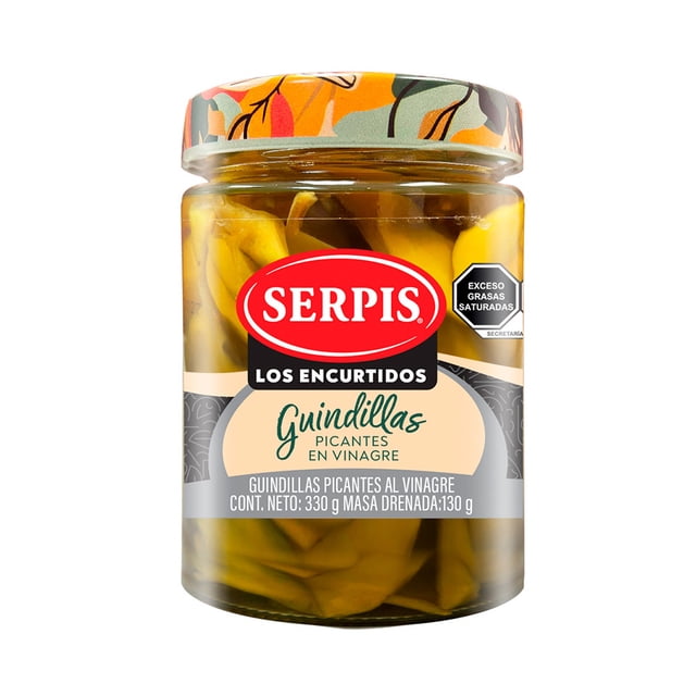 Guindillas Serpis picantes en vinagre 330 g