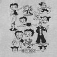 thumbnail image 2 of Women's Betty Boop Retro Character Collage  Graphic Tee Athletic Heather Small, 2 of 4