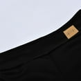 thumbnail image 5 of Gibobby Mujeres Pantalones Térmicos Leggings Leggings cálidos de cintura alta elásticos con etiqueta de cuero con patrón de gráfico de ritmo cardíaco grueso (Negro,XG), 5 of 5