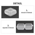 thumbnail image 3 of unbranded 40Ud Caja De Almacenamiento Transparente Con Tapa Abatible Para Organizar Joyería Y Manualidades, 3 of 8