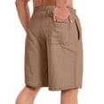 thumbnail image 3 of Fabrcox Gym Shorts for Men Big and Tall Men Basketball Shorts Beach Drawstring Athletic Workout Casual Men's Shorts with Pockets, 3 of 3