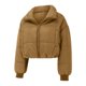 thumbnail image 5 of Cárdigan Para Mujer, de Invierno, Suelto, de Manga Larga, Con Cuello Levantado, Top de Color Sólido, Chaqueta de Pan Informal, Ropa de Algodón Odeerbi ODB184971, 5 of 9