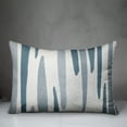 thumbnail image 3 of Creative Products Blue Modern Distressed Lines 14x20 Indoor / Outdoor Pillow, 3 of 3