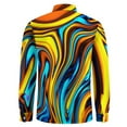 thumbnail image 4 of Golden Retro 60s Casual Shirts Mens Abstract Lava Flow Print Shirt Long Sleeve Fashion Y2K Blouses Autumn Graphic Plus Size 4XL, 4 of 6
