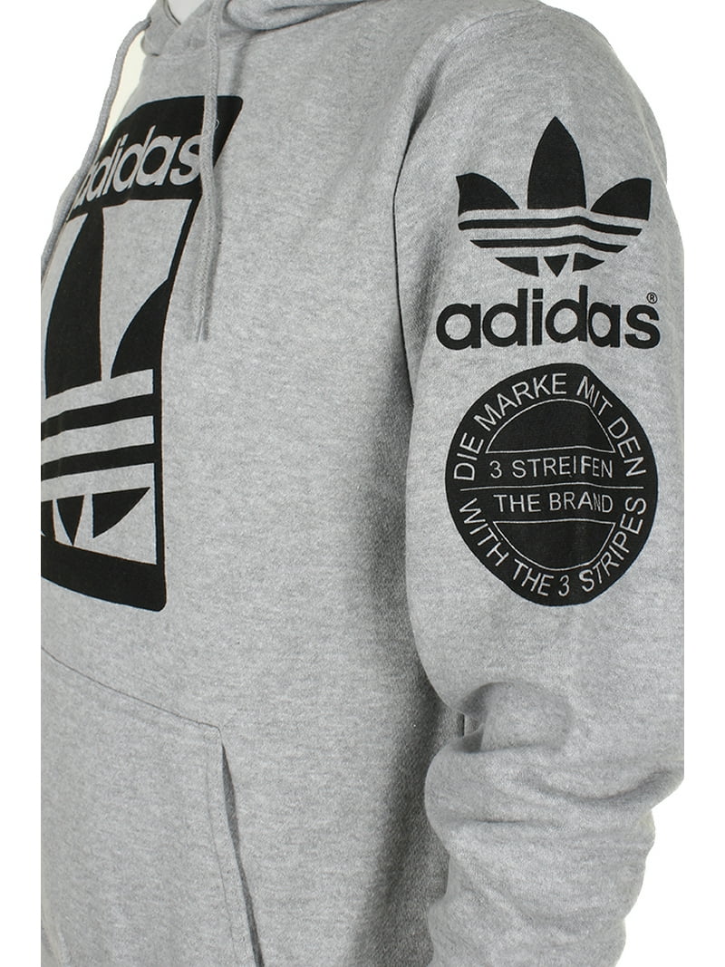 adidas Men's Pullover Hoodie, Original Trefoil Street Graphic