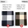 "KaHouen 24""x36"" Buffalo Plaid Rug Indoor/Outdoor Black and White