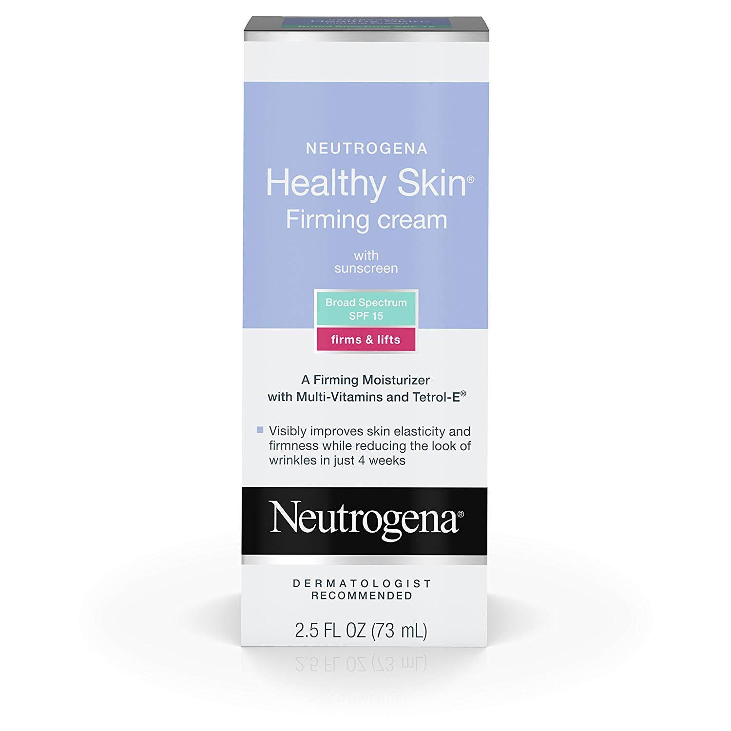 Neutrogena Healthy Skin Firming Cream with SPF 15 Sunscreen & Tetrol-E, Hypoallergenic & Non-Comedogenic Anti-Wrinkle Face Cream to Visibly Firm, Tighten & Lift Skin, 2.5 fl. oz - image 2 of 10