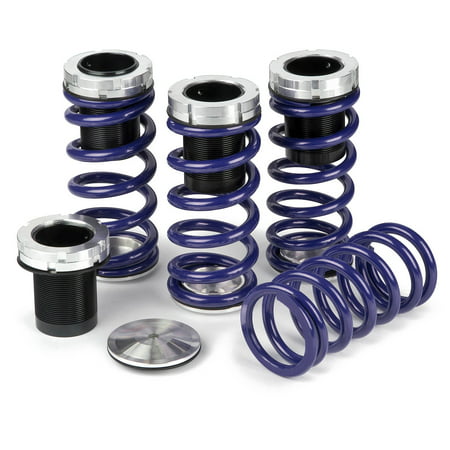 For 89-98 Nissan 240SX Aluminum Scaled Coilover Kit Set (Blue Springs) - Silvia S13 S14 90 91 92 93 94 95 96 (Best Motor For 240sx)