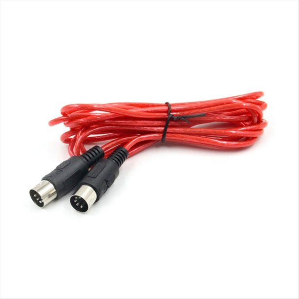 Cable de Extensión MIDI de 5 Macho A Macho, Cable MIDI para Piano Eléctrico, Guitarra, Instrumento, Cable de PC de 4,5 M