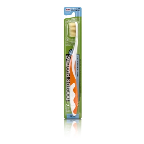 Doctor Plotka's - Soft Bristle Adult Toothbrush Orange