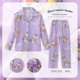 thumbnail image 1 of Nuevo Sanrio Hello Kitty Kuromi Cinnamoroll My Melody pijama Anime Y2K dulce niña manga larga suave cómodo vestido para padres e hijos, 1 of 4