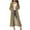Khaki, variant on jjayotai Womens Tops Clearance Women's Casual Loose Cuffs Long Sleeved Solid Color Long Knitted Cardigan Jacket