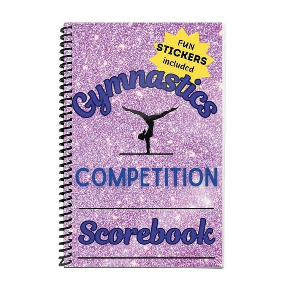 Gymnastics Competition Scorekeeping Book - With FUN Stickers!