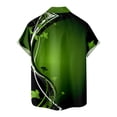 thumbnail image 5 of Midsumdr St. Patrick's Day Shirts for Men Casual Buttons Turndown Collar Shirts with Pocket Short Sleeve Plus Size Comfortable Hawaiian Shirt, 5 of 5