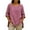 Hot Pink, variant on Fashion Fall Saving Women's Blouse Womens Shirts Fall 3/4 Sleeve T Shirts for Women Plus Womens Blouses Fall My Items ordered