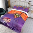 thumbnail image 3 of Monster Bash Conjunto de sábanas temático, trío de piezas, cómodo y amigable con la piel, diseño único, regalo de decoración para el hogar para familiares, amigos y fans, 90 cm * 190 cm, 3 of 6