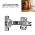 thumbnail image 4 of Frameless Cabinet Hinges, Adjustable Cabinet Hinges Cold Rolled Steel Silent Motion  For Cabinet, 4 of 8