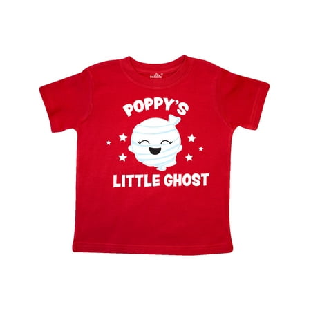 

Inktastic Cute Poppy s Little Ghost with Stars Gift Toddler Toddler Girl T-Shirt