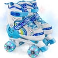 thumbnail image 1 of Patines 4 Ruedas Little Monkey Luz Led Ajustables Niñas Y Niños 3 Boches, 1 of 8