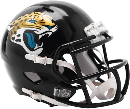 Jacksonville Jaguars RAVE Riddell Speed Mini NFL Football Helmet
