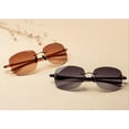 thumbnail image 3 of 2 Pack Tinted Bifocals Reading Glasses Rimless Sunglasses Readers, 3 of 3