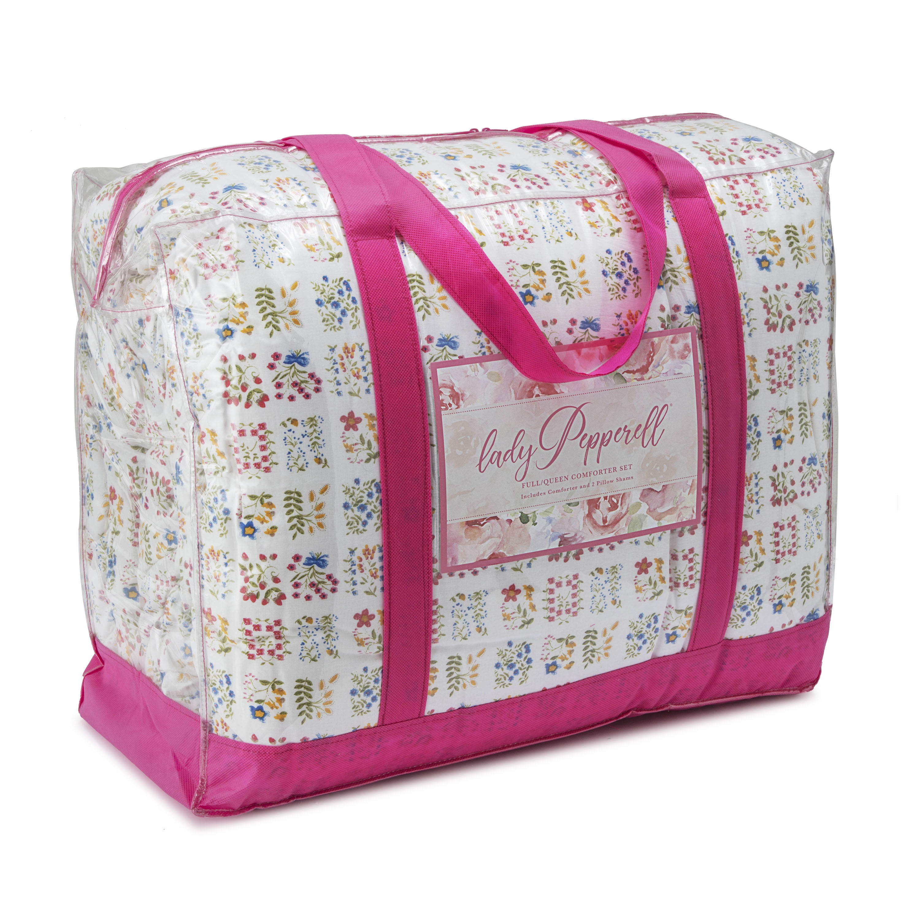 Lady Pepperell Eloise Floral Comforter Set, Twin/Twin XL, Red