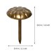 thumbnail image 2 of OUNONA 100Ud Tachuelas De Hierro Dorado Para Muebles Con Retro Y Uso Decorativo, 2 of 7
