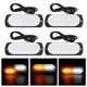 thumbnail image 1 of Luz 4 unids/set 12-24V 12LED luz estroboscópica Flash coche camión advertencia de emergencia baliza lateral luz blanca amarilla ANGGREK Otros, 1 of 8