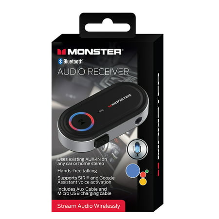 Monster Bluetooth Aux Audio Receiver (Best Audio Receivers Of All Time)