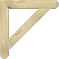 thumbnail image 3 of Ekena Millwork 4"W x 28"D x 28"H Traditional Craftsman Rough Sawn Bracket, Douglas Fir, 3 of 4